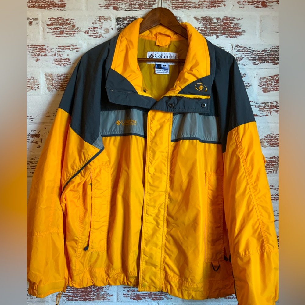 Columbia Sportswear Company Ski Wind Jacket Made In Philippians Mens Sz Large